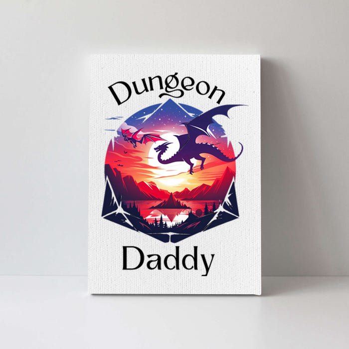 Dungeon Daddy Design For Ttrpg Lovers Canvas