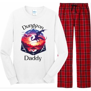 Dungeon Daddy Design For Ttrpg Lovers Long Sleeve Pajama Set