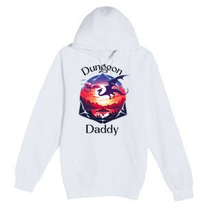 Dungeon Daddy Design For Ttrpg Lovers Premium Pullover Hoodie