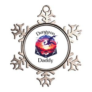 Dungeon Daddy Design For Ttrpg Lovers Metallic Star Ornament