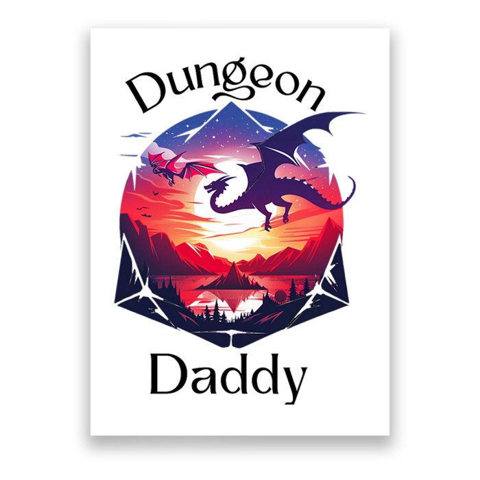 Dungeon Daddy Design For Ttrpg Lovers Poster