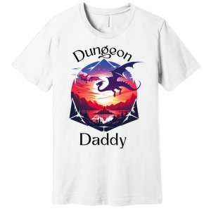 Dungeon Daddy Design For Ttrpg Lovers Premium T-Shirt