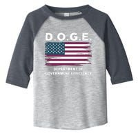 Doge D.O.G.E. Department Of Government Efficiency Toddler Fine Jersey T-Shirt