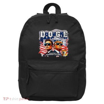 Doge D.O.G.E. Department Of Government Efficiency .Png 16 in Basic Backpack