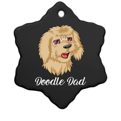 Doodle Dad Ceramic Star Ornament