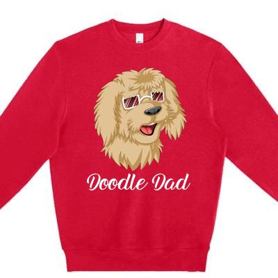 Doodle Dad Premium Crewneck Sweatshirt