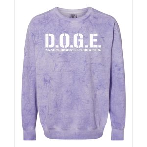 Doge D.O.G.E. Department Of Government Colorblast Crewneck Sweatshirt