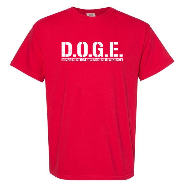 Doge D.O.G.E. Department Of Government Garment-Dyed Heavyweight T-Shirt