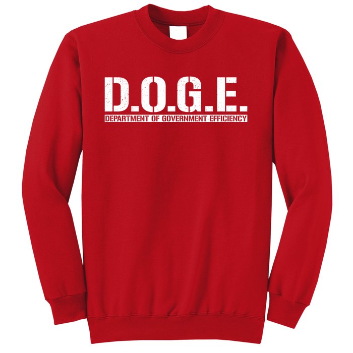 Doge D.O.G.E. Department Of Government Sweatshirt