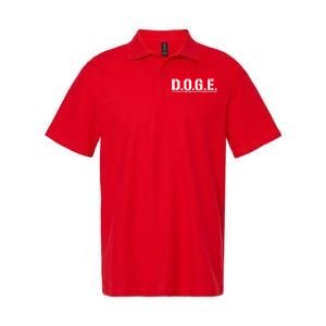 Doge D.O.G.E. Department Of Government Softstyle Adult Sport Polo