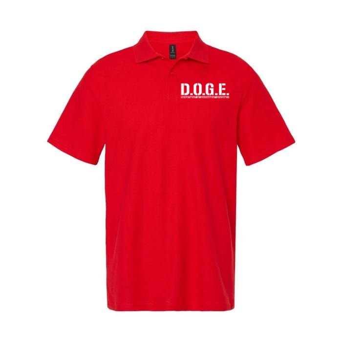 Doge D.O.G.E. Department Of Government Softstyle Adult Sport Polo