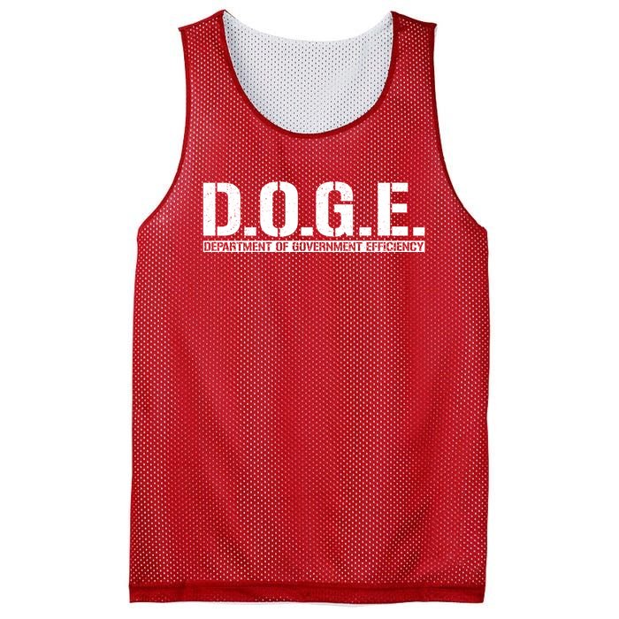 Doge D.O.G.E. Department Of Government Mesh Reversible Basketball Jersey Tank