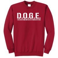 Doge D.O.G.E. Department Of Government Tall Sweatshirt