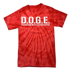 Doge D.O.G.E. Department Of Government Tie-Dye T-Shirt