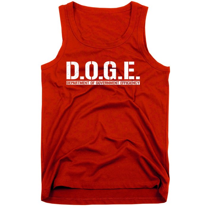 Doge D.O.G.E. Department Of Government Tank Top