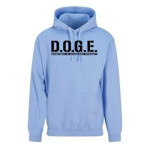 Doge D.O.G.E. Department Of Government Unisex Surf Hoodie