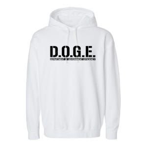 Doge D.O.G.E. Department Of Government Garment-Dyed Fleece Hoodie