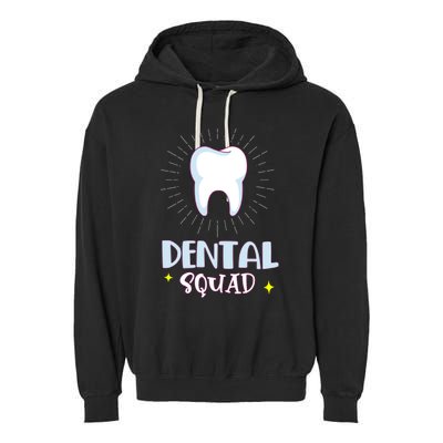 Dentist Dentistry Dental Squad Assistant Hygienist Gift Garment-Dyed Fleece Hoodie