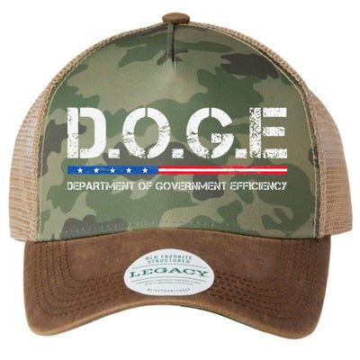 Doge D.O.G.E. Department Of Government Efficiency Legacy Tie Dye Trucker Hat