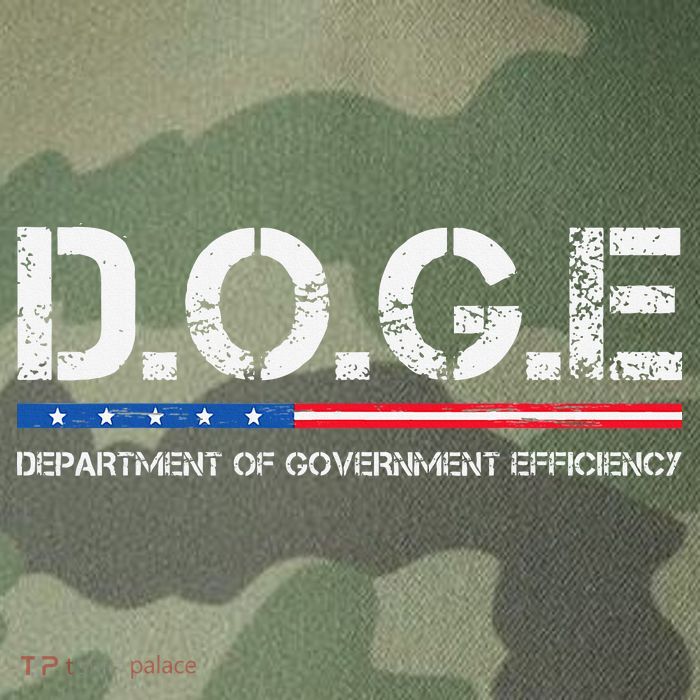 Doge D.O.G.E. Department Of Government Efficiency Legacy Tie Dye Trucker Hat