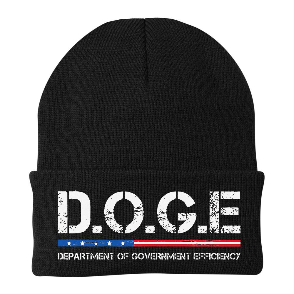 Doge D.O.G.E. Department Of Government Efficiency Beanie