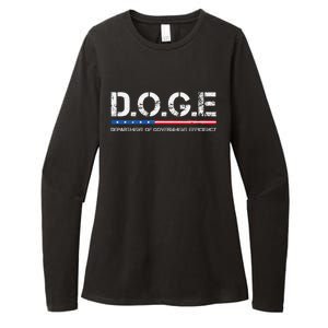 Doge D.O.G.E. Department Of Government Efficiency Womens CVC Long Sleeve Shirt