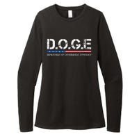 Doge D.O.G.E. Department Of Government Efficiency Womens CVC Long Sleeve Shirt