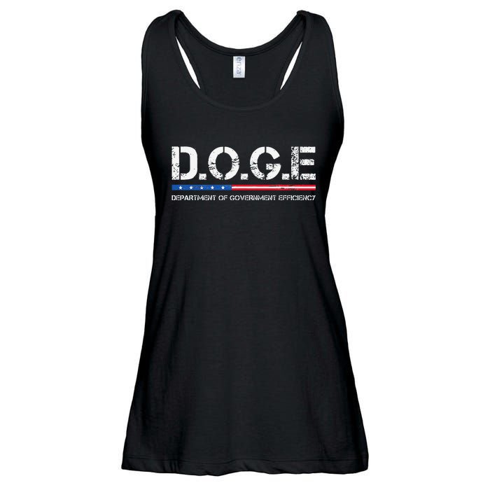 Doge D.O.G.E. Department Of Government Efficiency Ladies Essential Flowy Tank