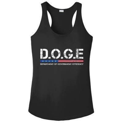Doge D.O.G.E. Department Of Government Efficiency Ladies PosiCharge Competitor Racerback Tank