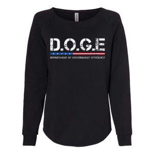 Doge D.O.G.E. Department Of Government Efficiency Womens California Wash Sweatshirt