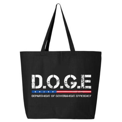Doge D.O.G.E. Department Of Government Efficiency 25L Jumbo Tote