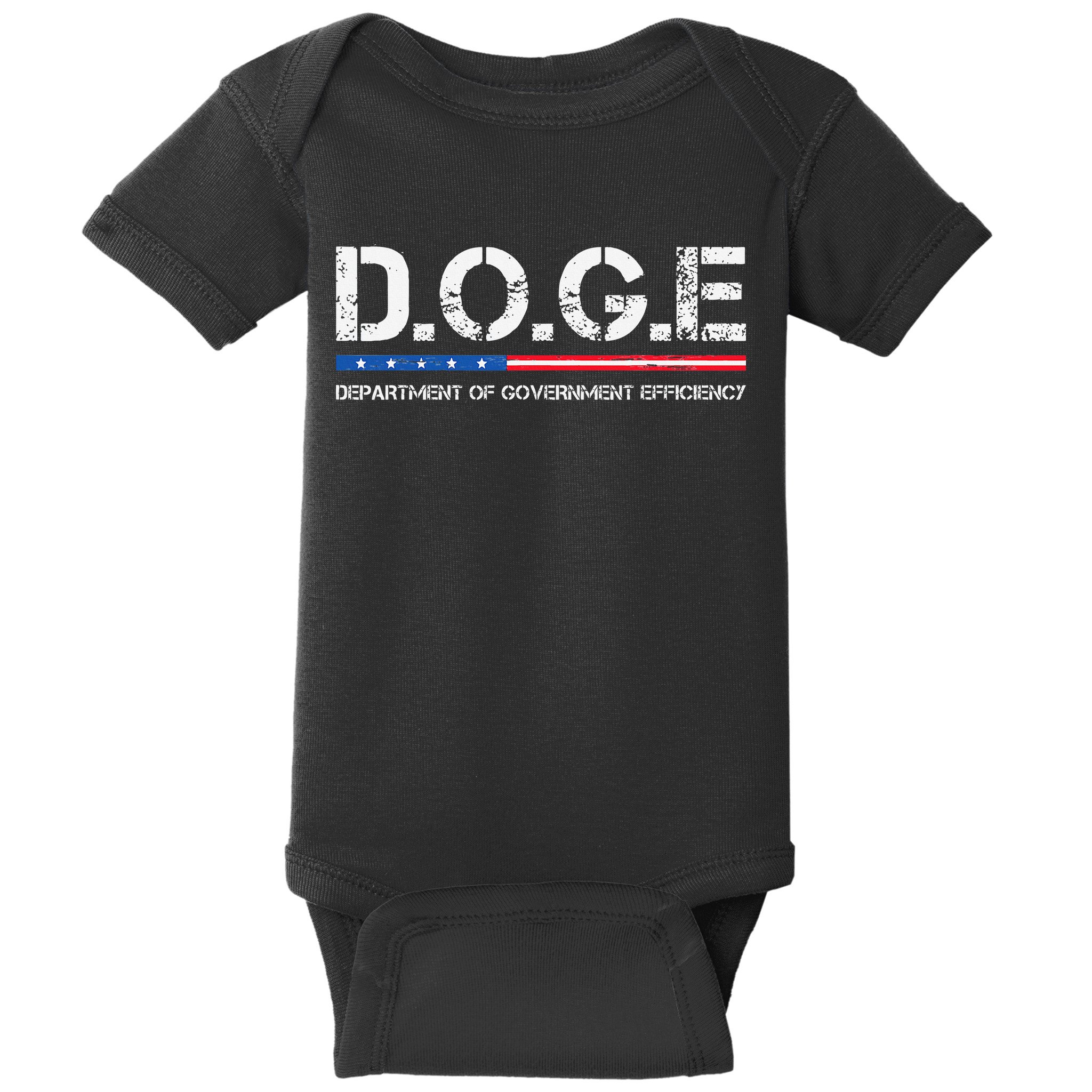 Doge D.O.G.E. Department Of Government Efficiency Baby Bodysuit