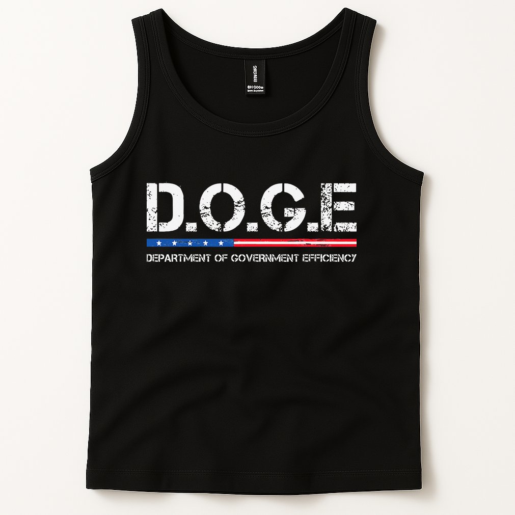 Doge D.O.G.E. Department Of Government Efficiency Tank Top
