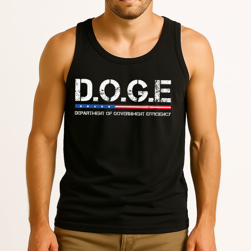 Doge D.O.G.E. Department Of Government Efficiency Tank Top