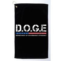 Doge D.O.G.E. Department Of Government Efficiency Golf Towel