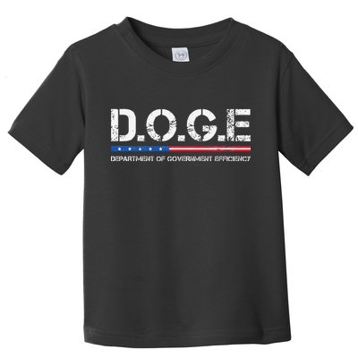 Doge D.O.G.E. Department Of Government Efficiency Toddler T-Shirt