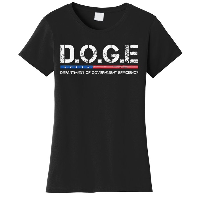 Doge D.O.G.E. Department Of Government Efficiency Women's T-Shirt