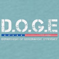 Doge D.O.G.E. Department Of Government Efficiency Sueded Cloud Jersey T-Shirt