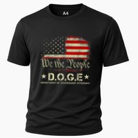 Doge D.O.G.E Department Of Government Efficiency Cooling Performance Crew T-Shirt