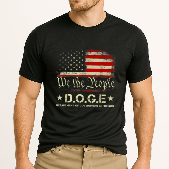 Doge D.O.G.E Department Of Government Efficiency Cooling Performance Crew T-Shirt