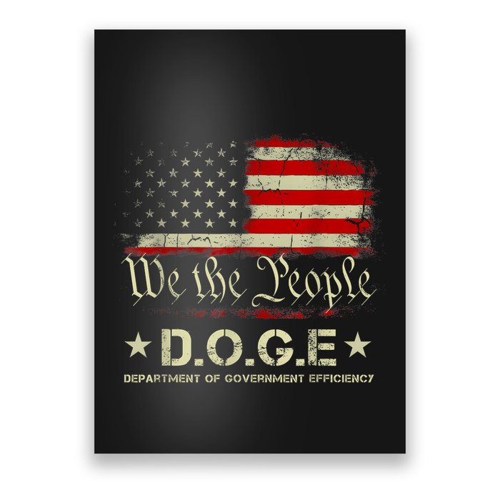 Doge D.O.G.E Department Of Government Efficiency Poster