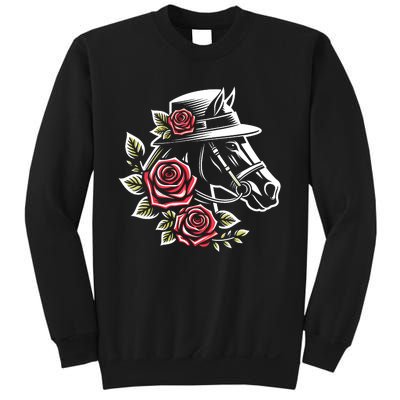 Derby Day Ddress 2024 Funny Hat Horse Racing Derby Sweatshirt