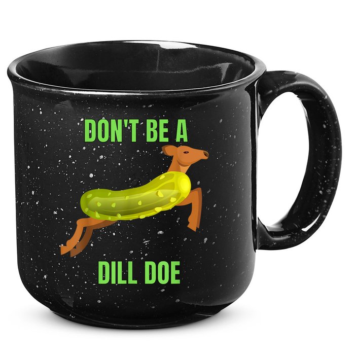 Dill Doe Dill Pickle 15oz Campfire Ceramic Mug