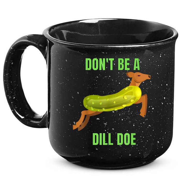 Dill Doe Dill Pickle 15oz Campfire Ceramic Mug