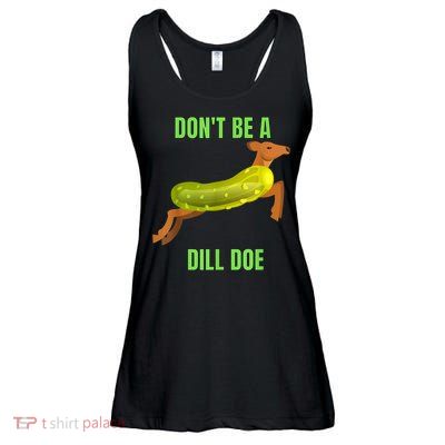 Dill Doe Dill Pickle Ladies Essential Flowy Tank