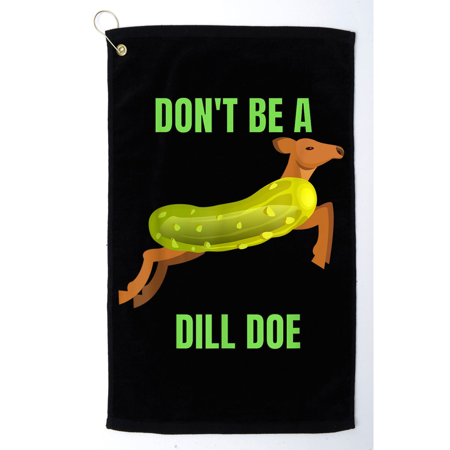 Dill Doe Dill Pickle Golf Towel