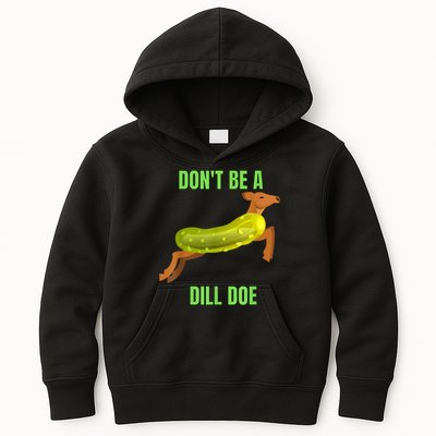 Dill Doe Dill Pickle Kids Hoodie