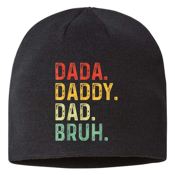 Dada Daddy Dad Bruh Gifts Fathers Day Dad Sustainable Beanie