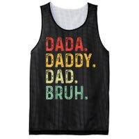 Dada Daddy Dad Bruh Gifts Fathers Day Dad Mesh Reversible Basketball Jersey Tank