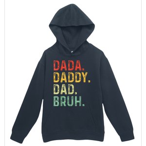 Dada Daddy Dad Bruh Gifts Fathers Day Dad Urban Pullover Hoodie